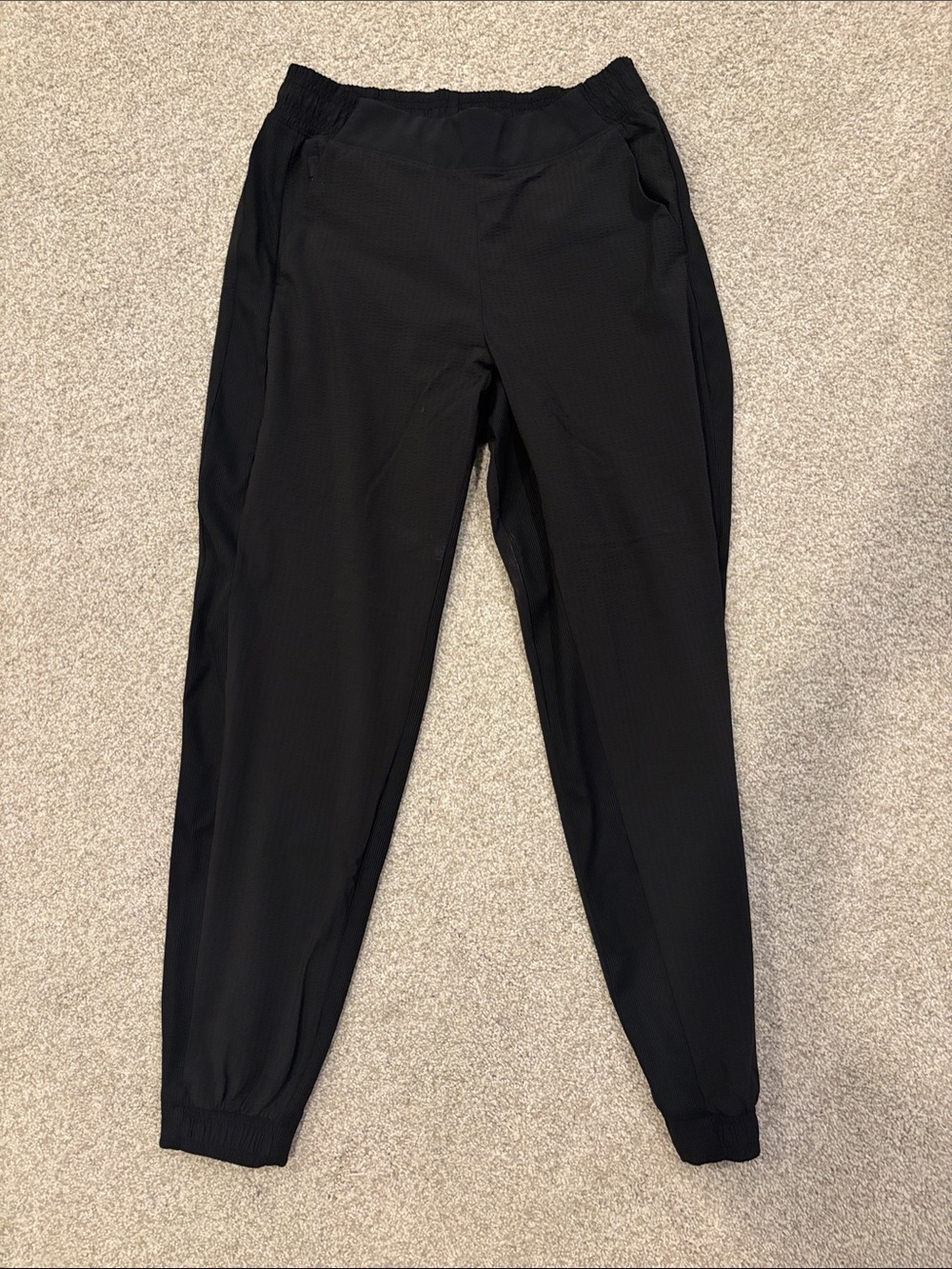 Athleta Women’s Black Textured Brooklyn Joggers - Size 4